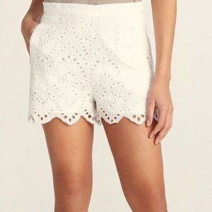 FINAL OFFER - DISCOUNTED SHIPPING - Bishop+Young Size M White Eyelet Lace Shorts